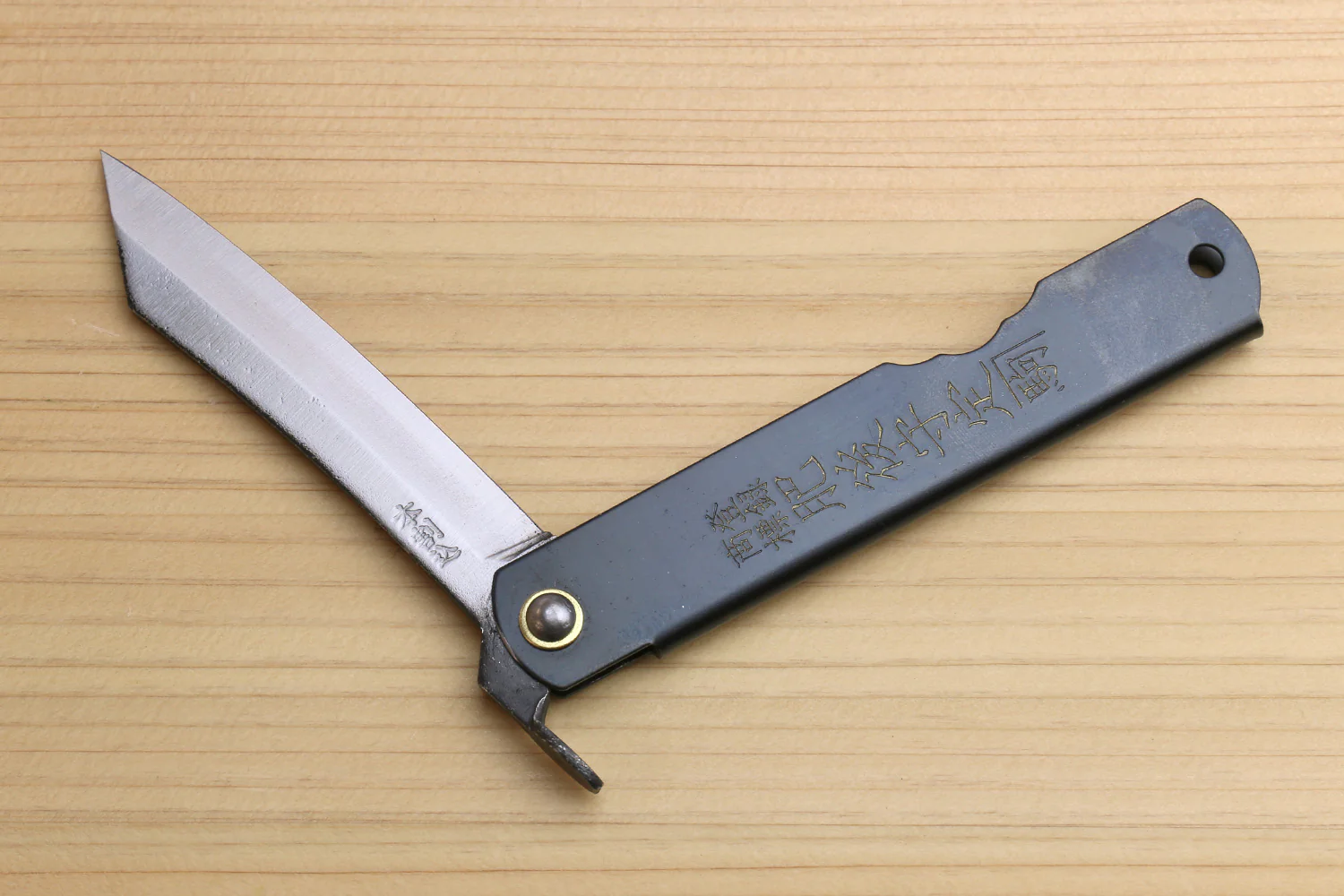 Japanese High Carbon SK-Steel Stainless Clad Kiridashi Pocket Knife - Image 3