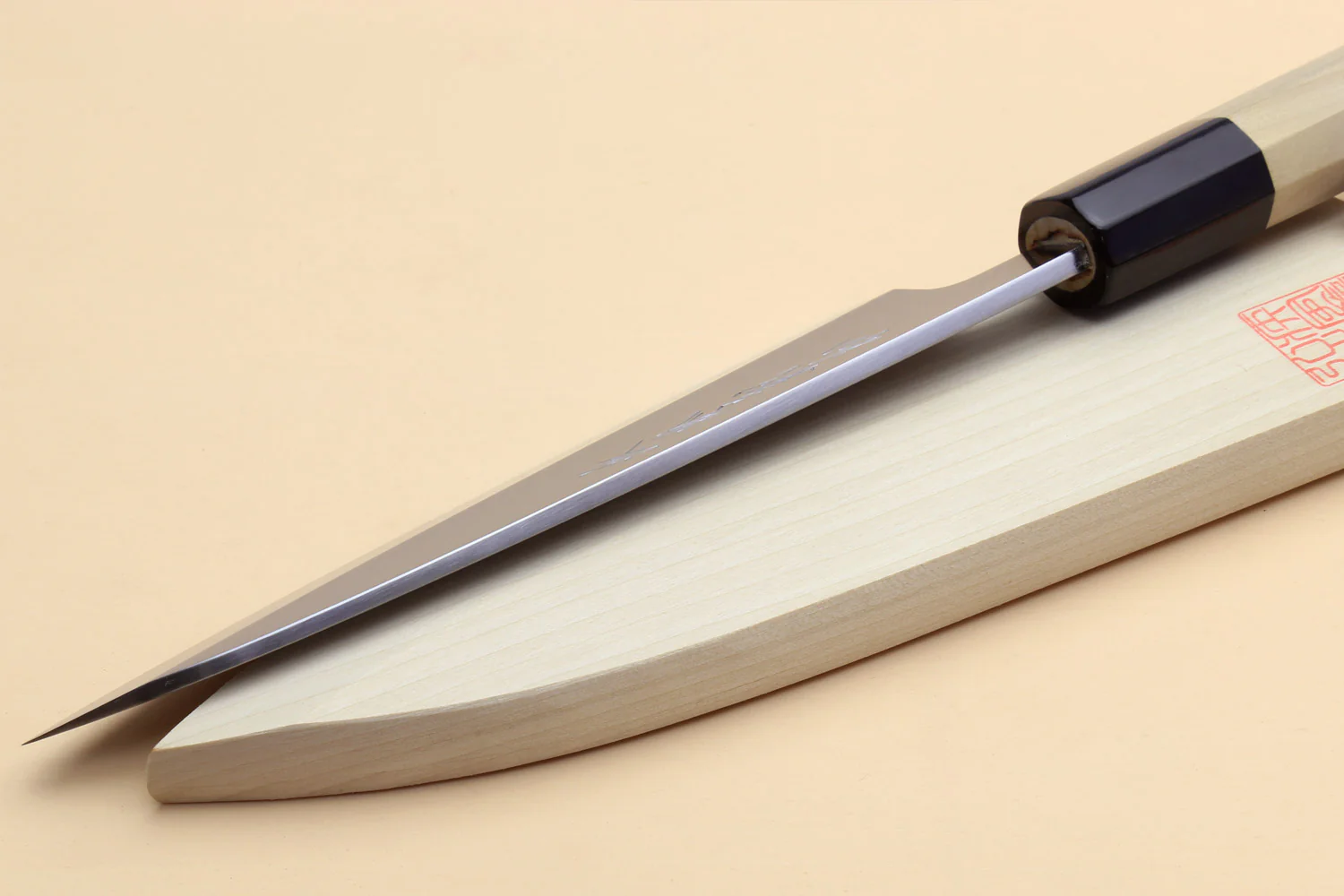 Yoshihiro Kasumi White Steel Funayuki Deba Fish Fillet Chef knife - Image 4