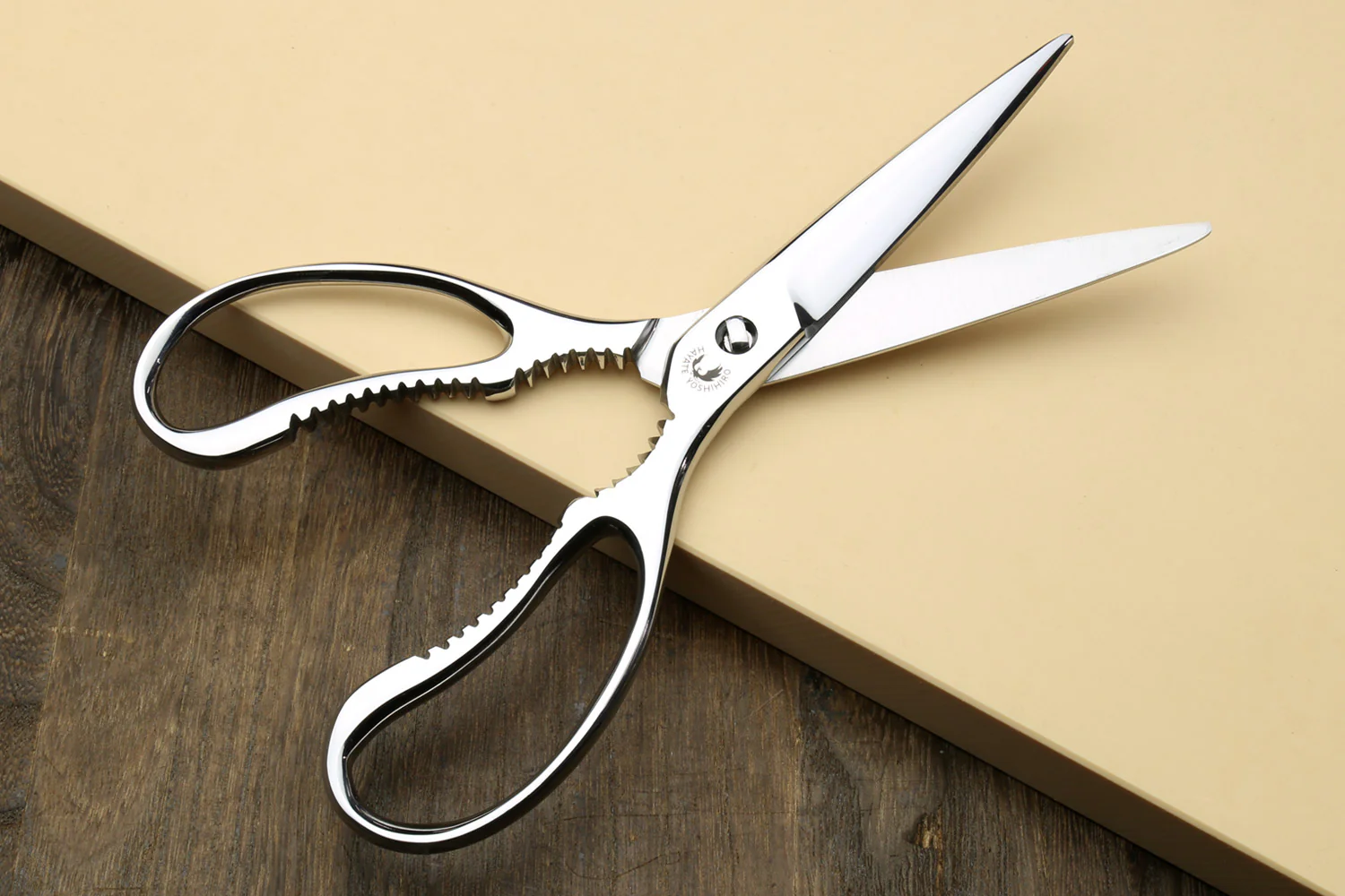 Yoshihiro All Stainless Steel Japanese Kitchen Shears / Scissors (Large Size) - Image 5