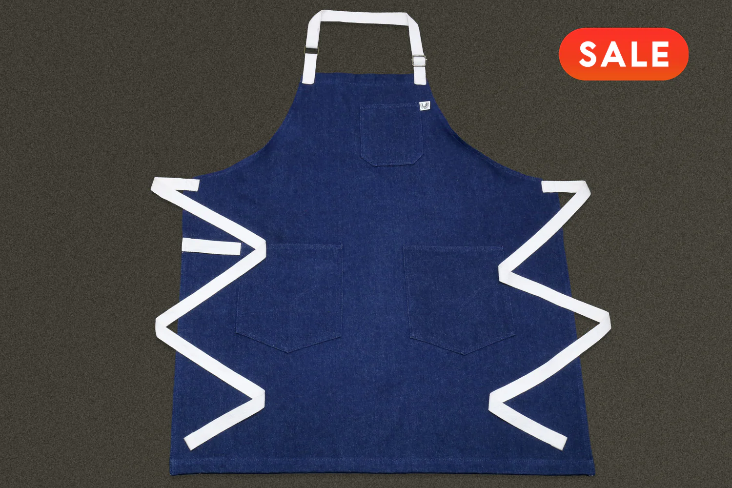 Yoshihiro Dark Navy Denim Professional Kitchen Apron