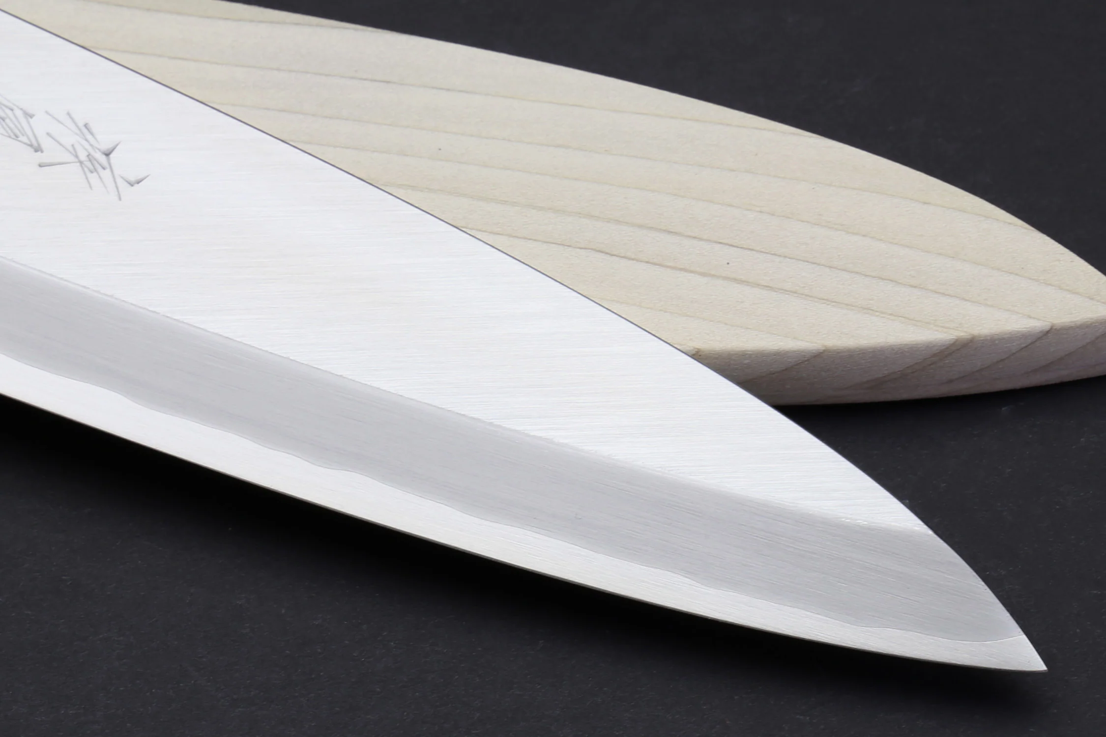 Yoshihiro Ginsan Semi-Stainless Mioroshi Japanese Single Edged Filet Knife - Image 6