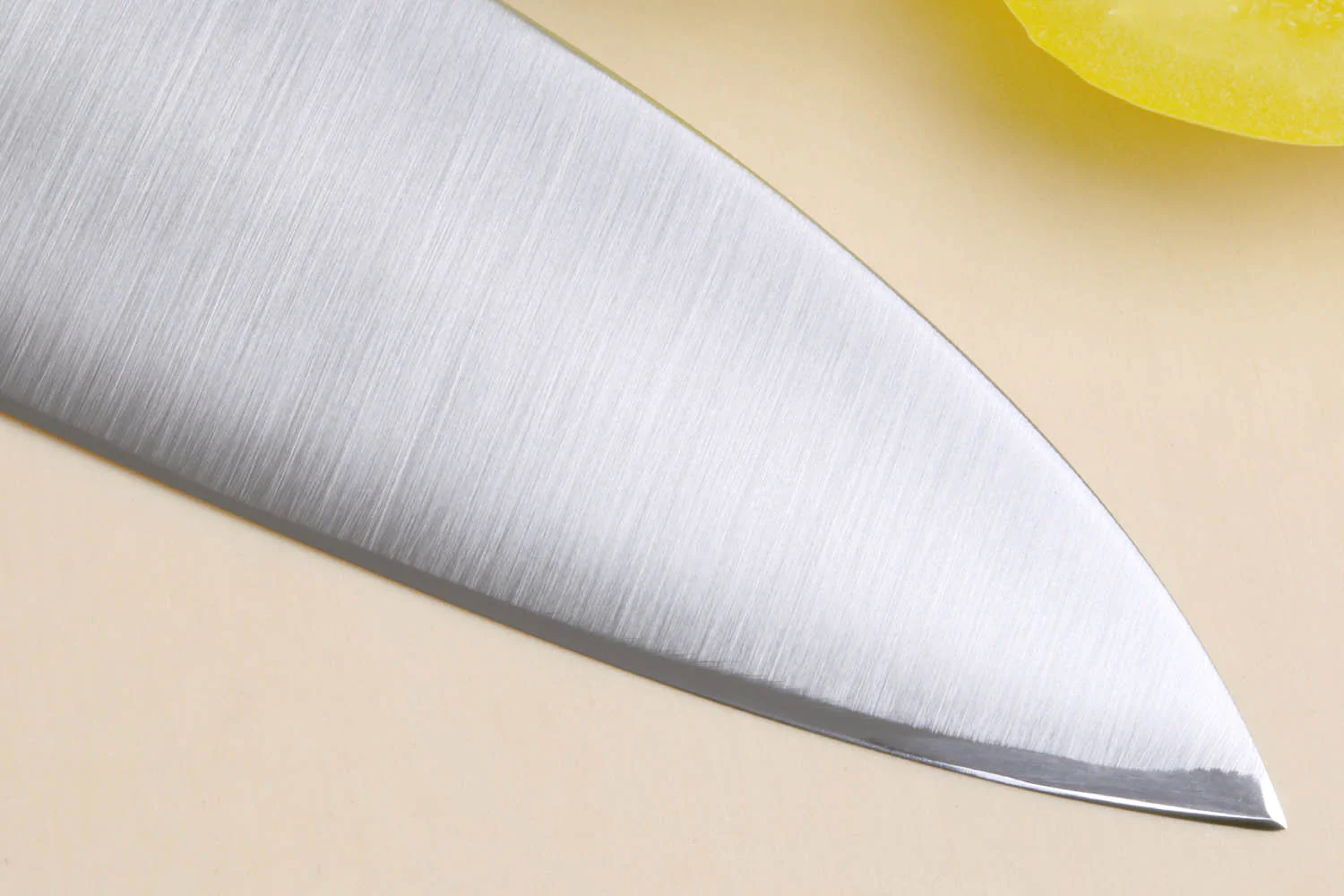 Yoshihiro Hayate Inox Aus-8 Santoku Japanese Chefs Knife Integrated Stainless Handle - Image 4