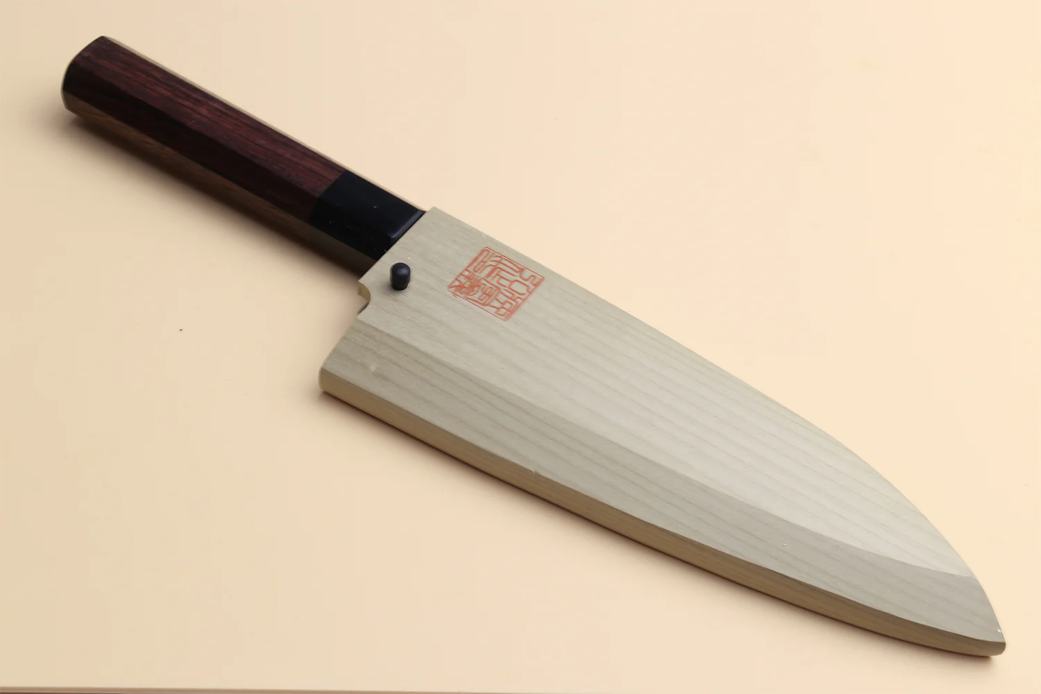 Yoshihiro Hongasumi Blue Steel Deba fish fillet Chef knife Shitan handle - Image 6