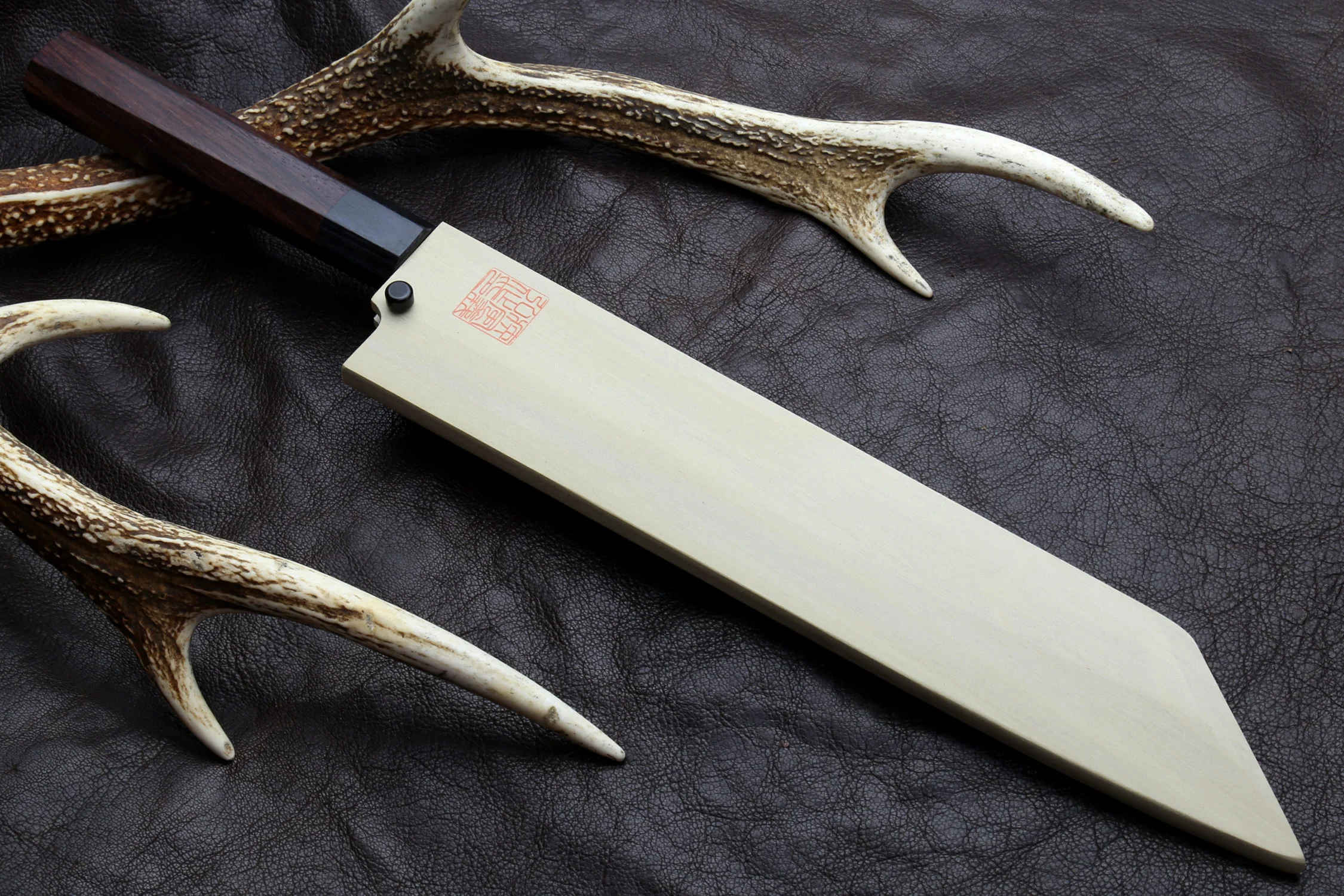 Yoshihiro Hongasumi Blue Steel Kiritsuke Multipurpose Japanese Chef Knife - Image 3