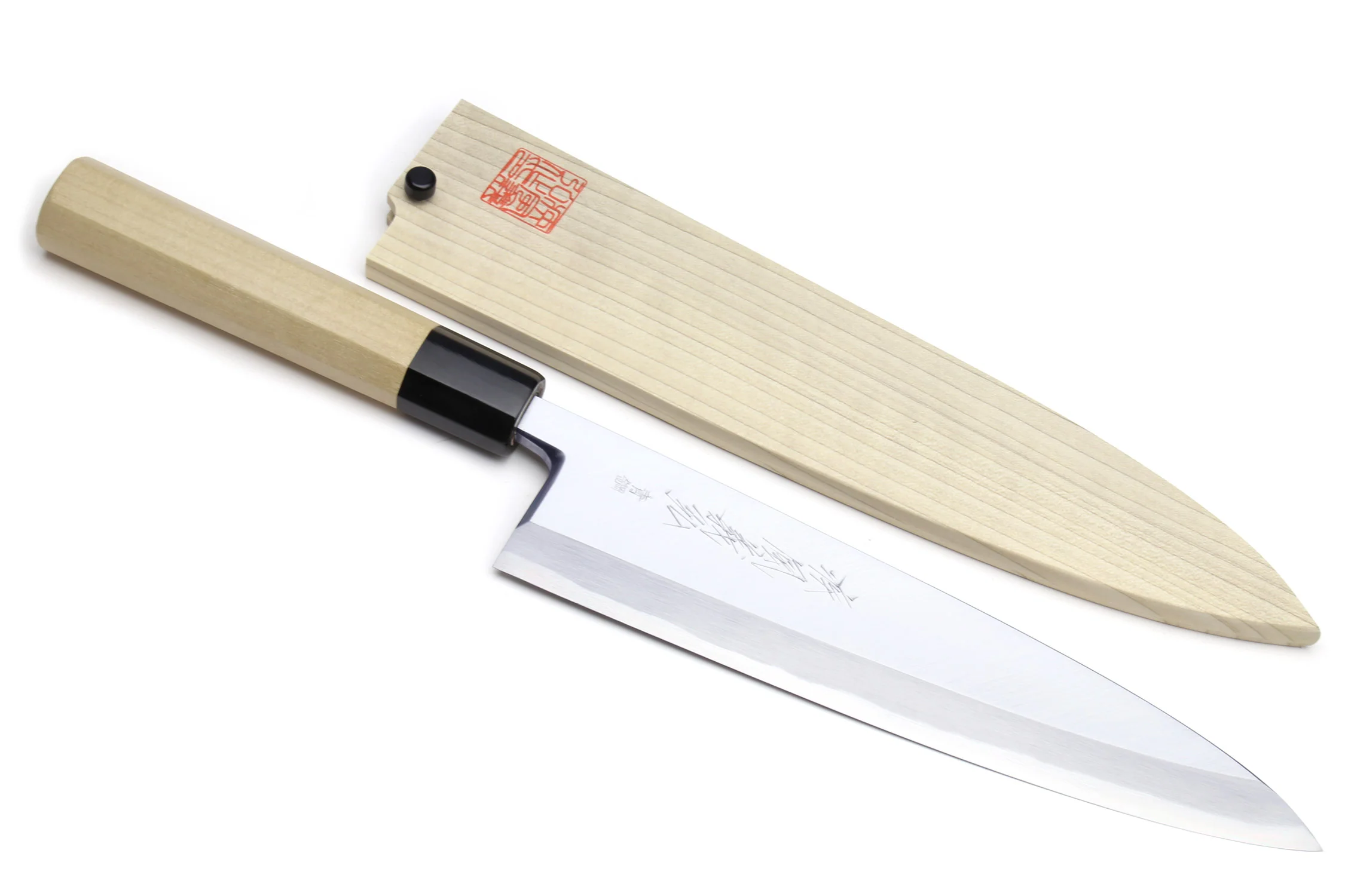 Yoshihiro Hongasumi Blue Steel Mioroshi Filet Sushi Sashimi Japanese Chef Knife - Image 10