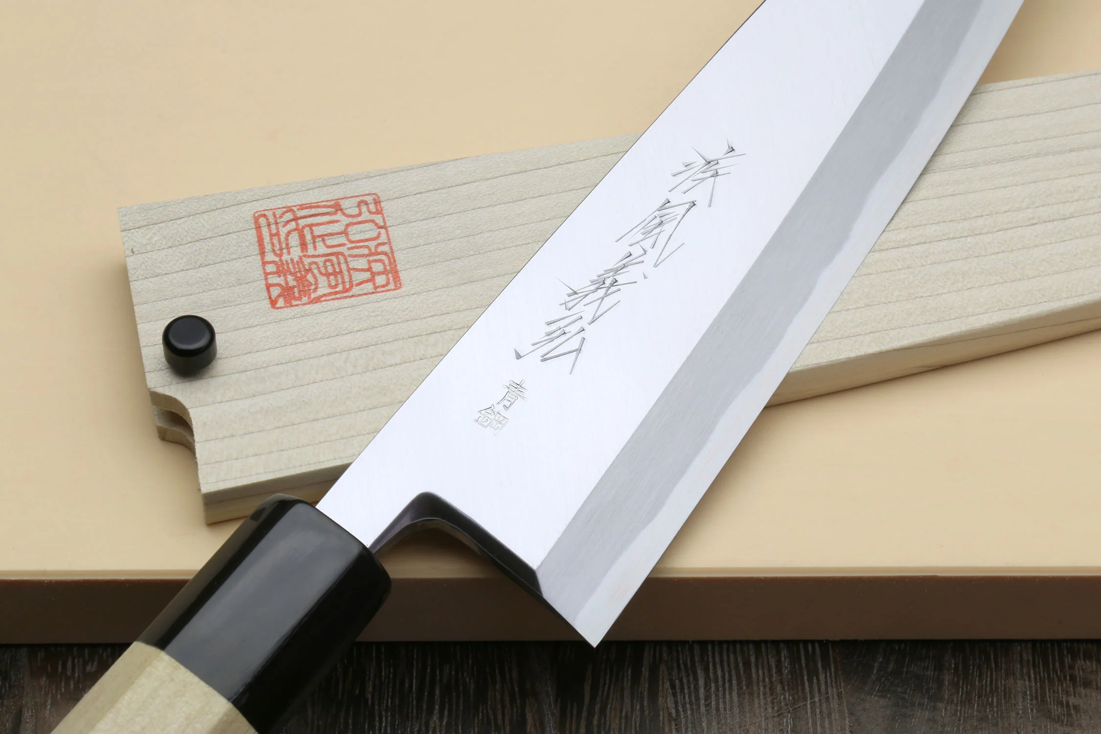 Yoshihiro Hongasumi Blue Steel Mioroshi Filet Sushi Sashimi Japanese Chef Knife - Image 3