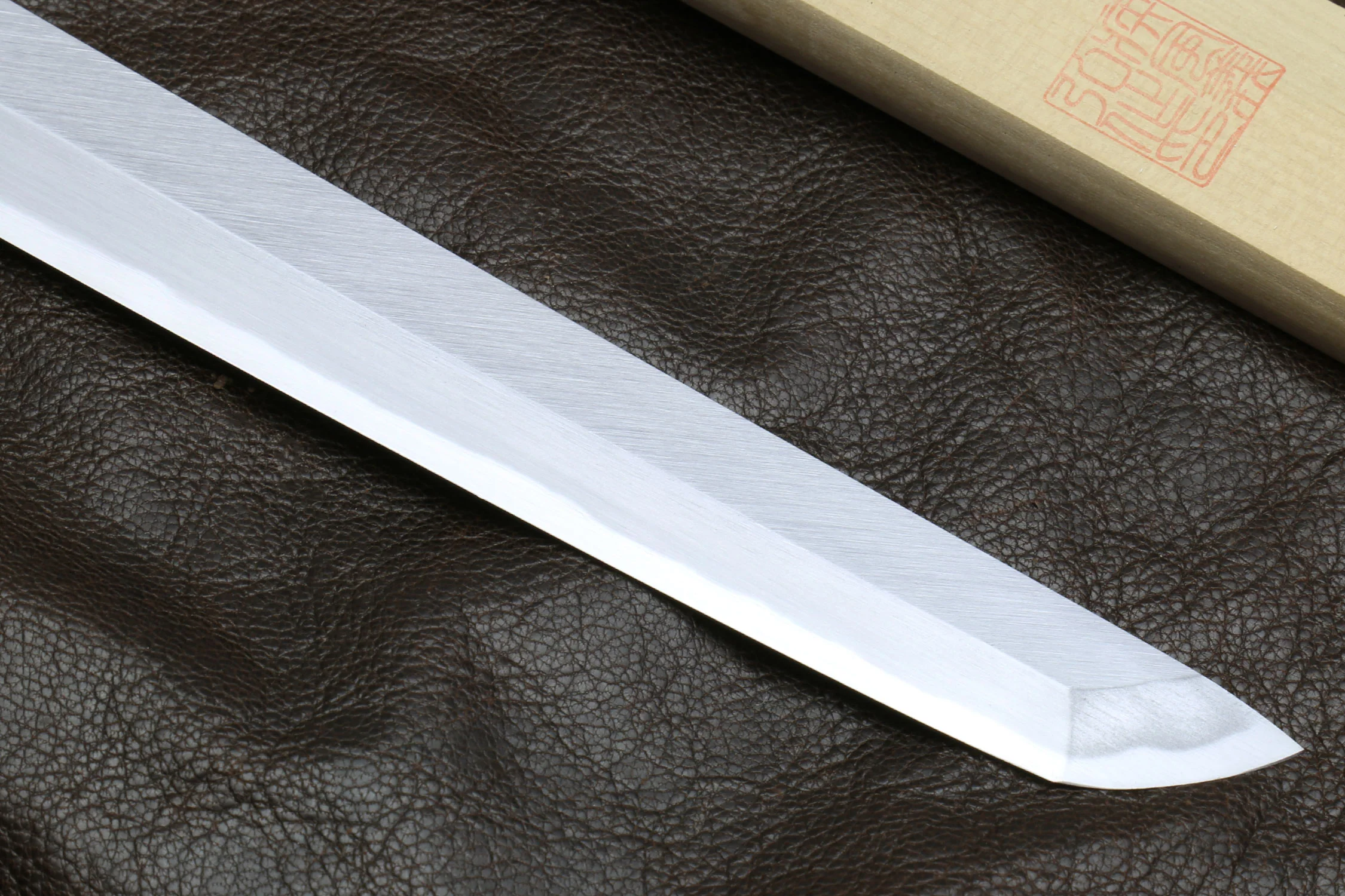 Yoshihiro Hongasumi White Steel Sakimaru Takobiki Sushi Sashimi Japanese Knife Rosewood Handle - Image 7