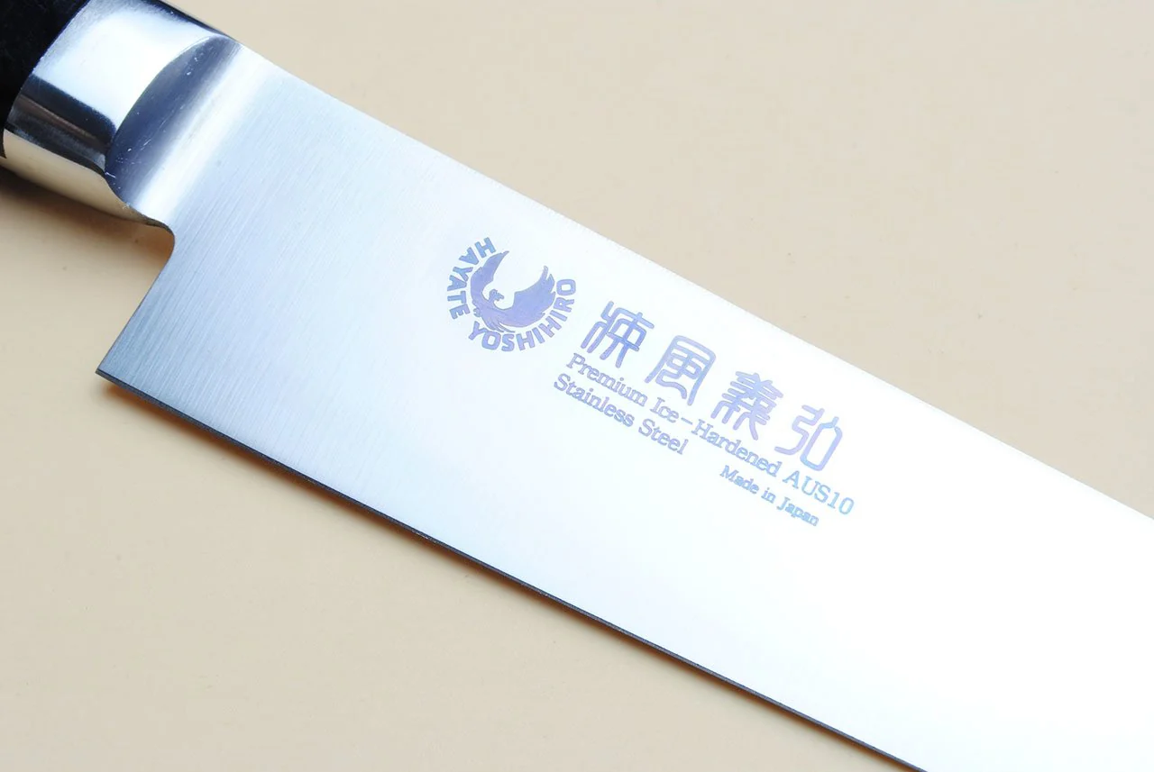 Yoshihiro Inox Stain-resistant Aus-10 Steel Ice Hardened Sujihiki Slicer Chefs Knife - Image 3