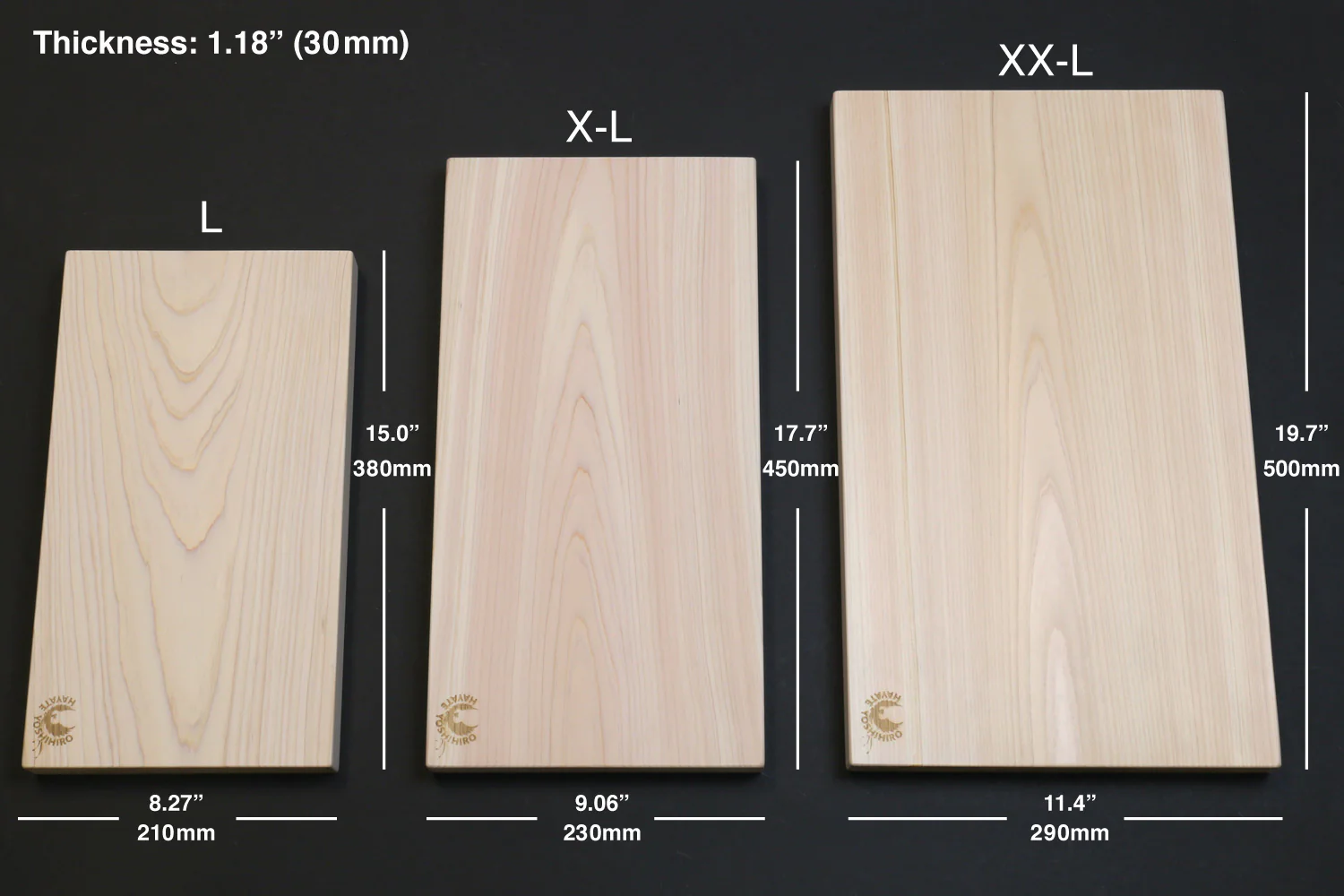 Yoshihiro Hinoki Japanese Cypress Cutting Board One-Piece - Image 3