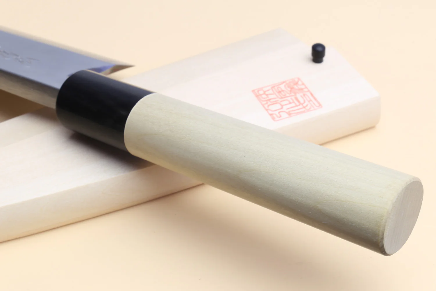 Yoshihiro Kasumi White Steel Deba Fish Fillet Knife Magnolia Handle - Image 4