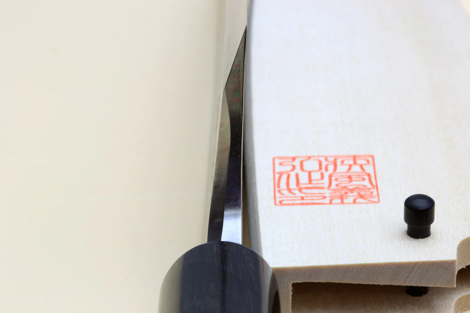 Yoshihiro Kasumi White Steel Deba Fish Fillet Knife Magnolia Handle - Image 5