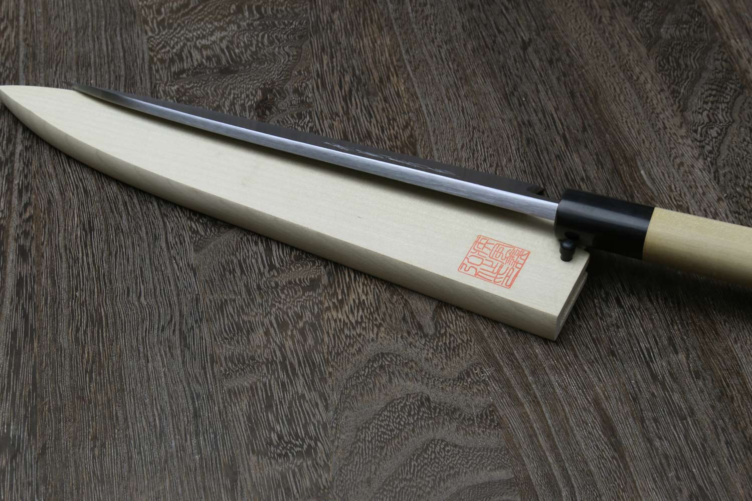 Yoshihiro Kasumi White Steel Mioroshi Filet Sushi Sashimi Japanese Chef Knife - Image 4