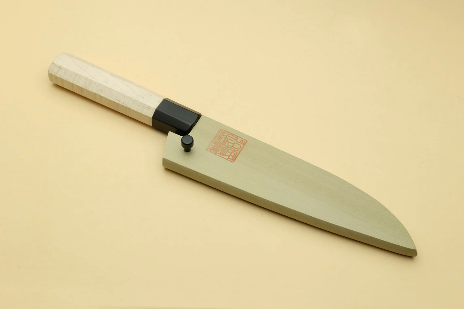 Yoshihiro Kurouchi High Carbon White Steel #2 Petty Utility Japanese Knife with Camphor Handle - Image 9