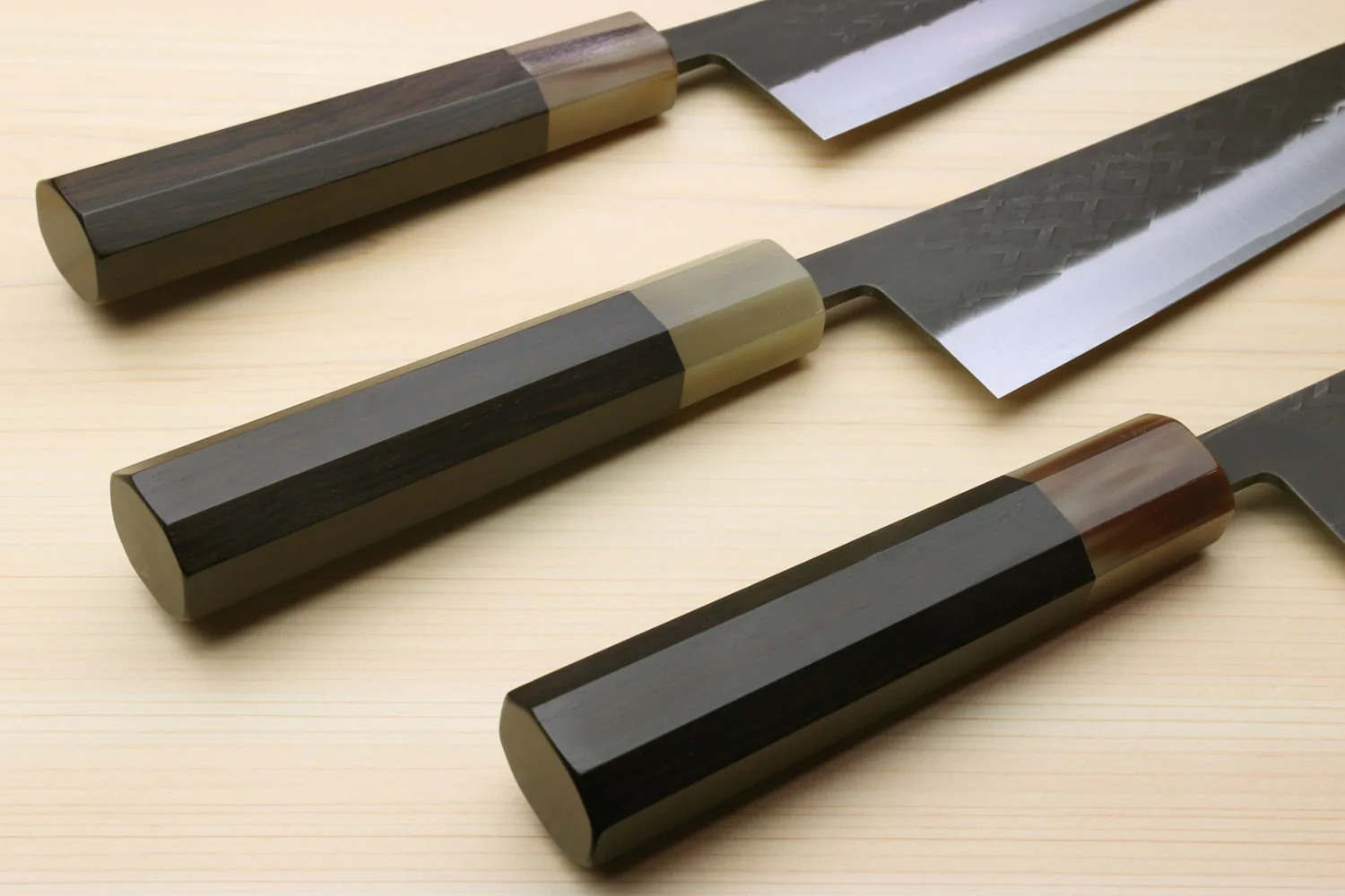 Yoshihiro Kurouchi Stainless Clad Nashiji High Performance SLD Kiritsuke Multipurpose Knife - Image 6