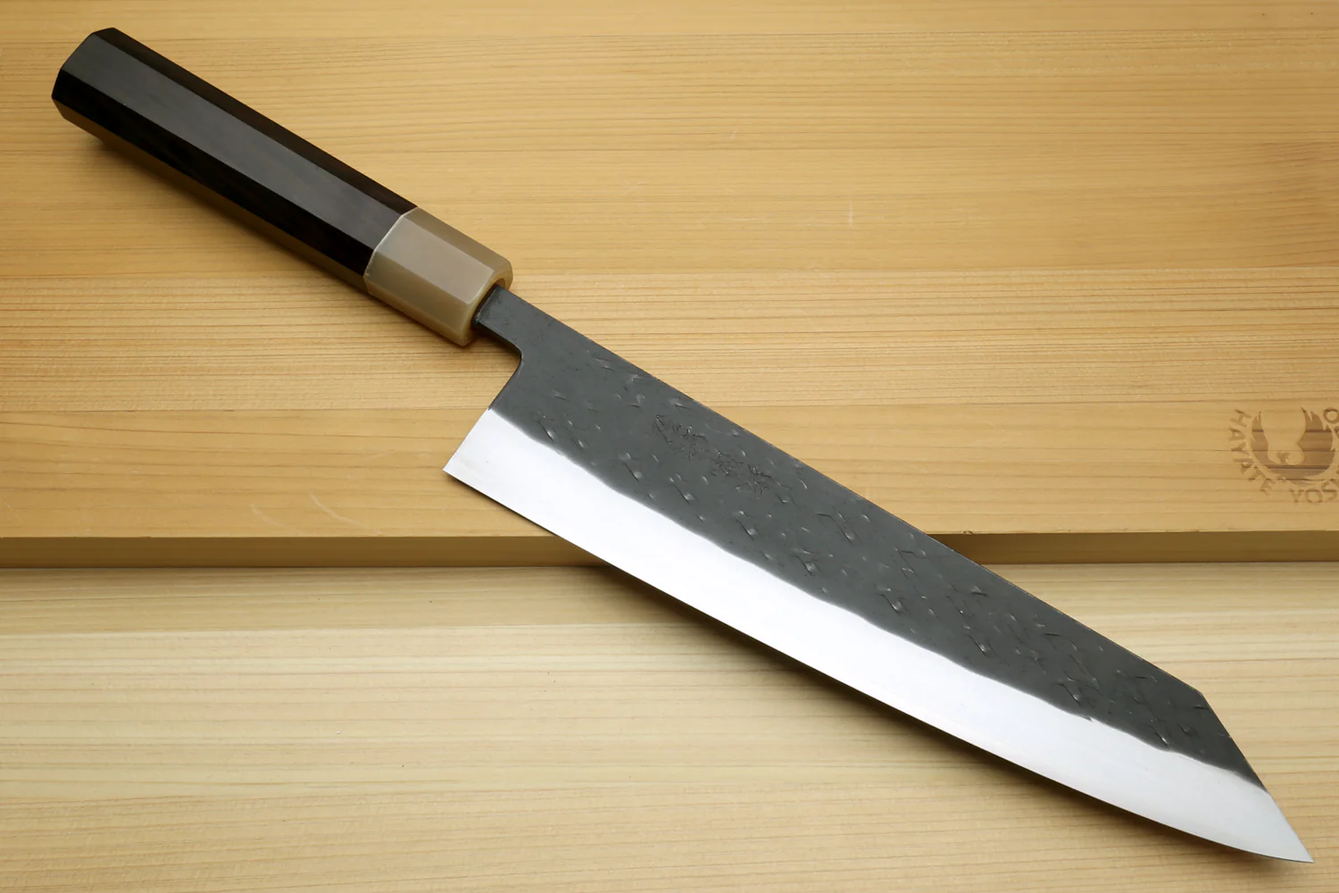 Yoshihiro Kurouchi Stainless Clad Nashiji High Performance SLD Kiritsuke Multipurpose Knife - Image 8
