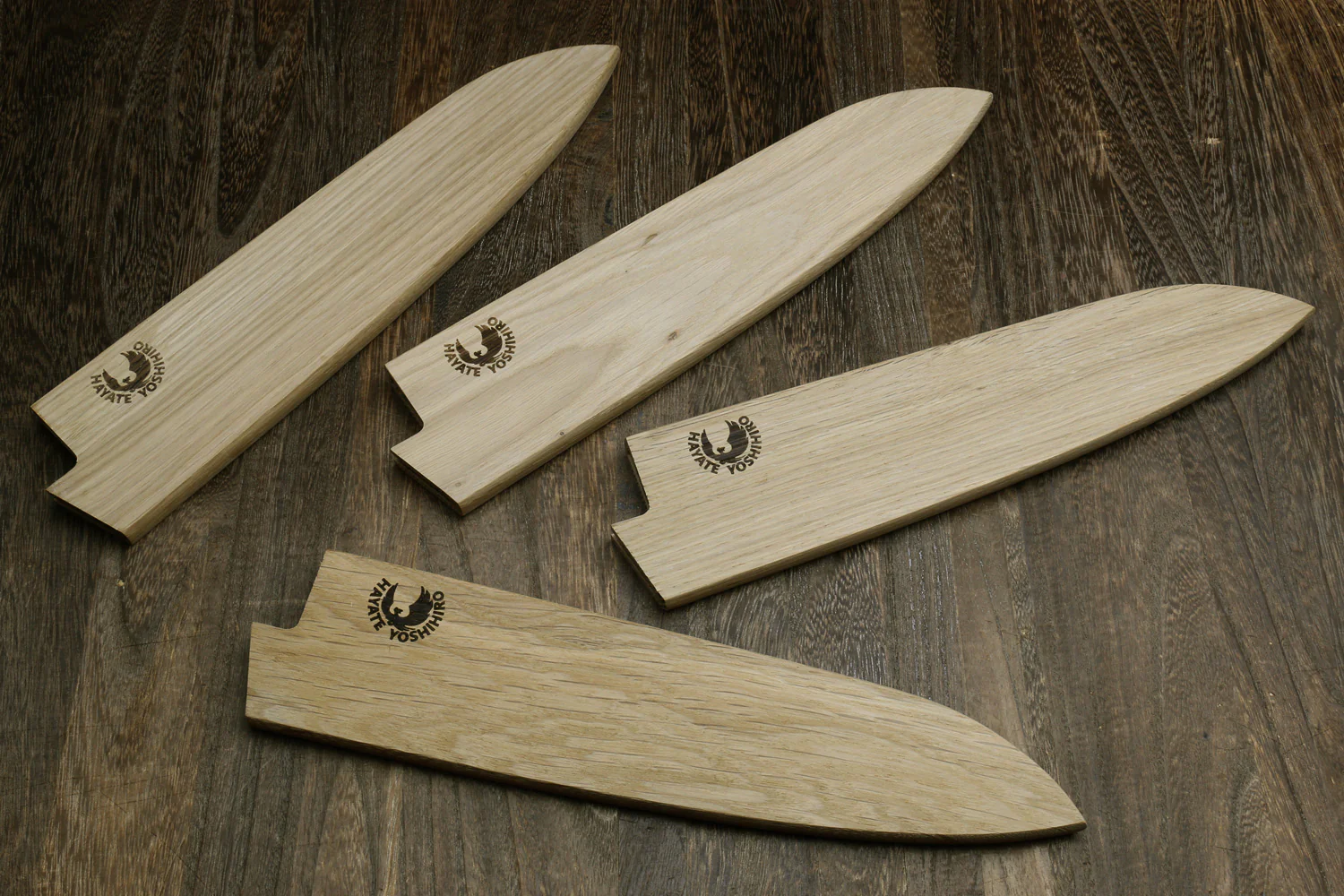 Yoshihiro Magnetic Oak Wood Saya Cover Blade Protector for Gyuto - Image 3