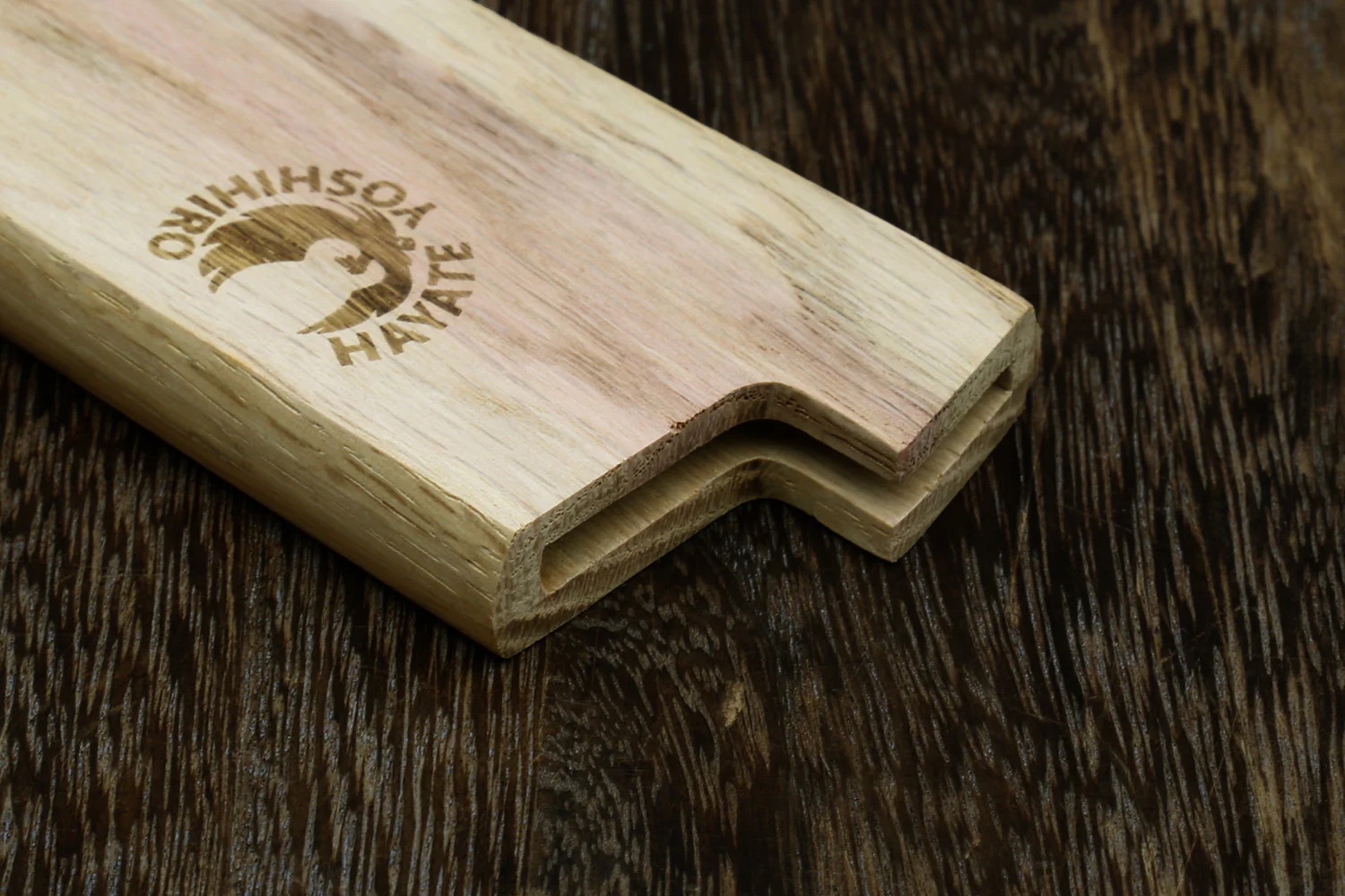 Yoshihiro Magnetic Oak Wood Saya Cover Blade Protector for Petty-Kiritsuke 6.5" (165mm) - Image 5