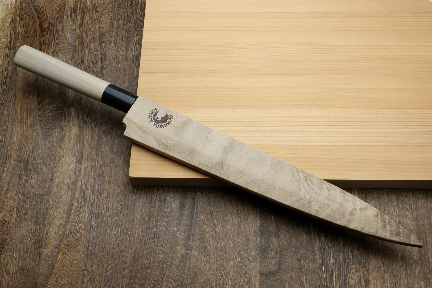 Yoshihiro Magnetic Oak Wooden Saya Cover for Yanagi - Image 6