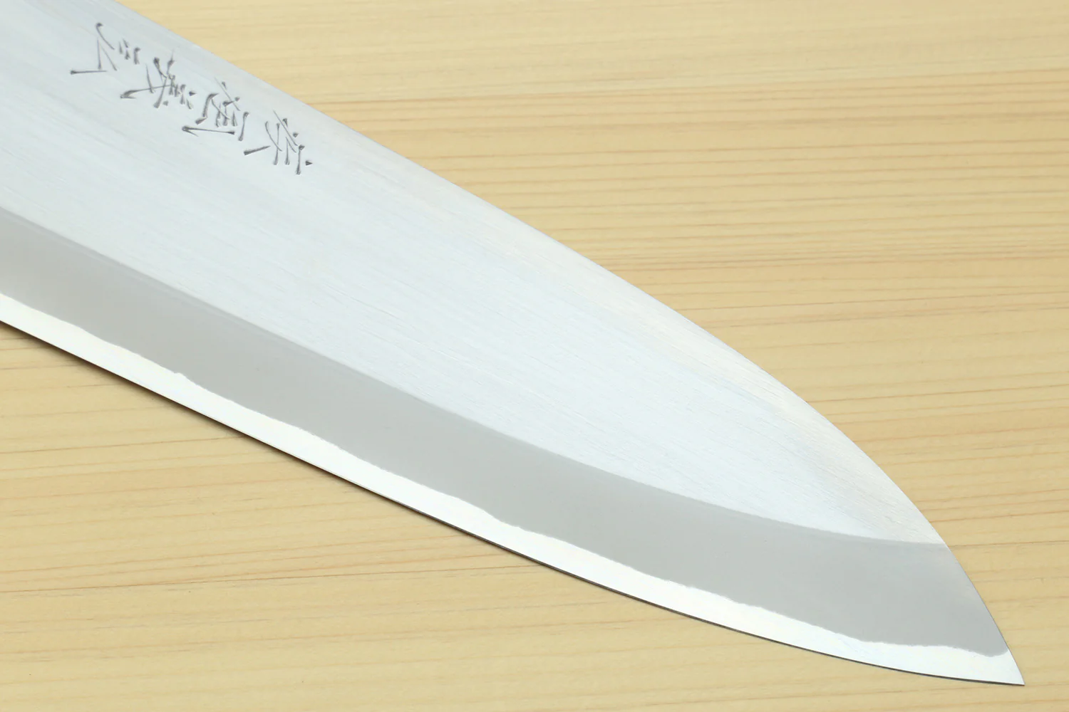 Yoshihiro Masashi Hongasumi White Steel Deba Fish Fillet Chef Knife with Ebony Handle - Image 4