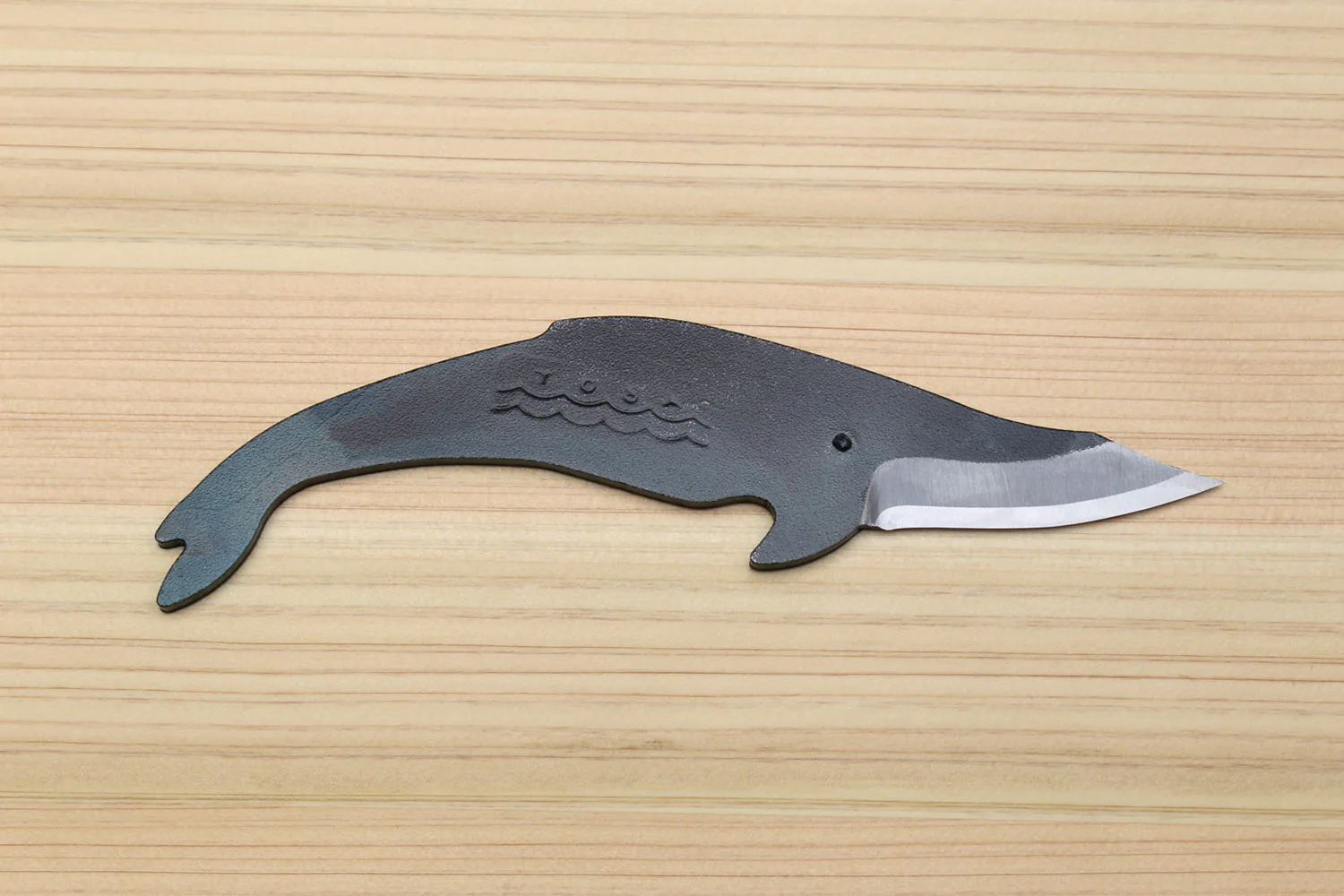 Yoshihiro Shiroko High Carbon Steel Kurouchi Kujira Whale Japanese Utility Knife 5PC SET(Whale A, B, C, D, & E Type) - Image 4