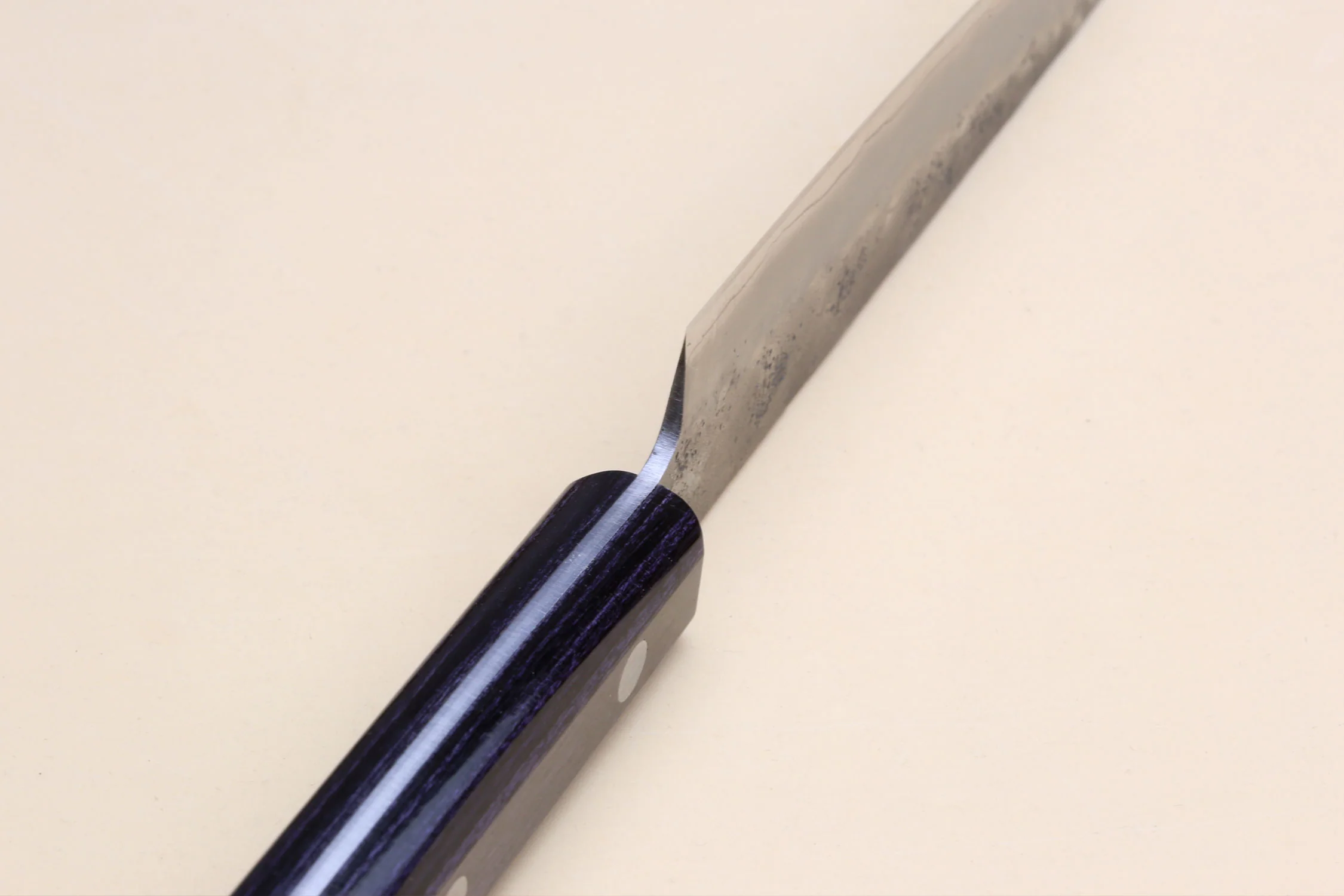 Yoshihiro Stainless Clad Nashiji Ginsan High Carbon Stain Resistant Steel Petty Utility Knife - Image 7